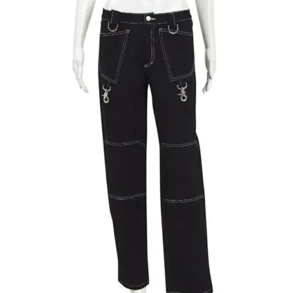 Brashy Studios Gotland Metal Link Detail Carpenter Jeans Pants - Picture 6 of 8